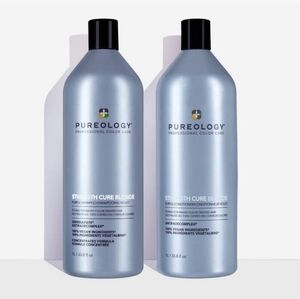 Pureology Strength Cure Blonde Shampoo and Conditioner Set LITER 33.8oz each